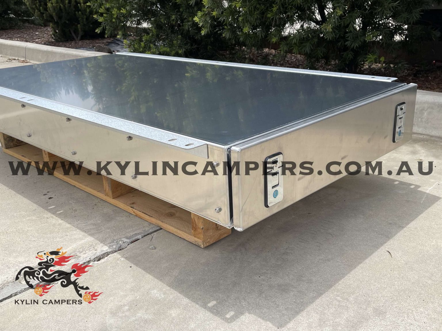 Alloy Under Tray Drawer (1500x750x170mm) Kylin Campers