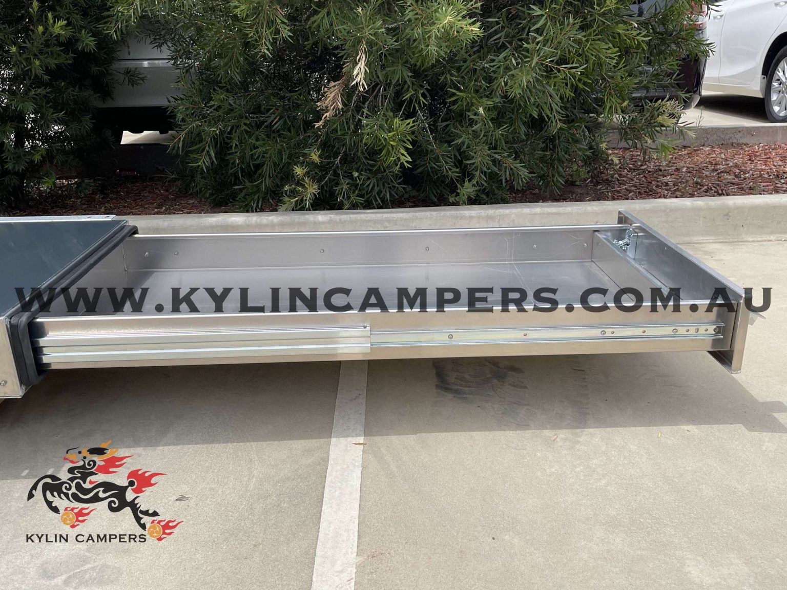 Alloy Under Tray Drawer (1500x750x170mm) Kylin Campers