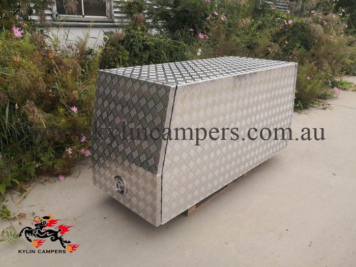 700L Checker Plate Toolbox (Rack Optional) (Fully Enclosed) Kylin