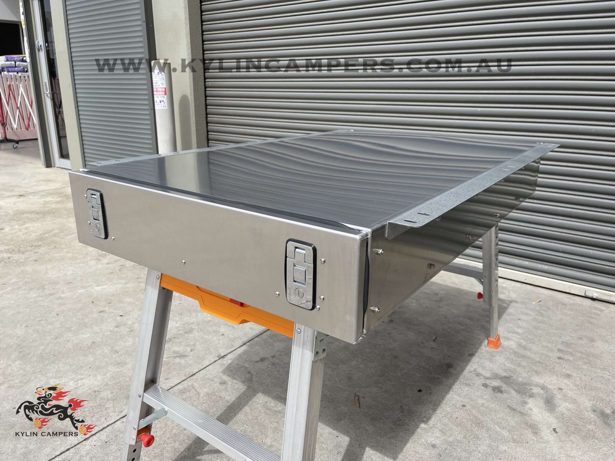 Alloy Under Tray Drawer (1500x750x170mm) Kylin Campers