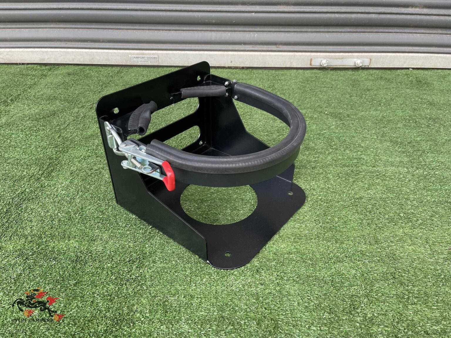 Black Gas Bottle holder for Ute Canopy (3mm) Suit 4kg Gas BottleKylin